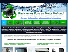 Tablet Screenshot of compradeequipodecomputoydesechosindustriales.com.mx